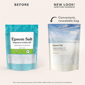 100% Pure Natural Vegan & Cruelty Free Relaxation des grains moyens Sulfate de magnésium <span class=keywords><strong>Sel</strong></span> d'<span class=keywords><strong>Epsom</strong></span> Bain de trempage <span class=keywords><strong>pour</strong></span> le bain et <span class=keywords><strong>les</strong></span> <span class=keywords><strong>pieds</strong></span> - Product Image 2