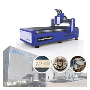 Nuevos productos calientes Enrutador CNC de madera Enrutador CNC de 3 ejes 2000x4000 Máquina Enrutador CNC Máquina de grabado para carpintería con alta velocidad