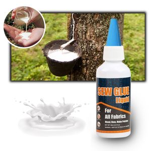 Plextone Pegamento Líquido de Secado Rápido en 1 Minuto para Coser, Adhesivo para Todo Tipo de Telas, Ropa, Cuero, Poliéster - 60ml (Reparación de Muñecas) - Product Image 3
