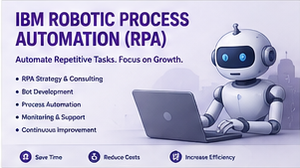 Consultation sur la stratégie d'automatisation des processus robotisés (RPA) d'IBM, développement de robots, automatisation des processus, surveillance et support pour les entreprises - Product Image 3
