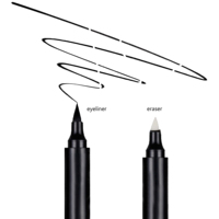 Stylo effaceur d'eye-liner double face en forme de diamant avec logo personnalisé, pour les yeux, longue tenue, naturel, imperméable, séchage rapide, résistant à l'huile