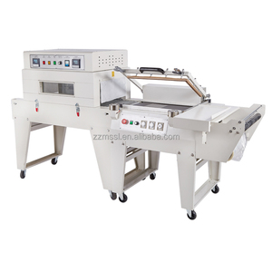 Semiautomático Pof película caja de cartón botella libro L barra sellado termorretráctil máquina de embalaje - Product Image 1