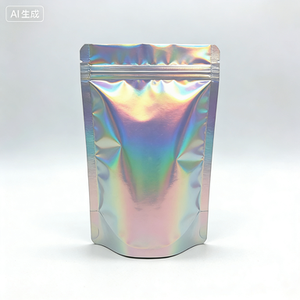 Bolsas de Embalaje de Grado Alimenticio con Cierre Hermético y Diseño Personalizado para Alimentos para Bebés, con Lámina Holográfica Brillante - Product Image 2