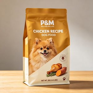 Strong Flat Bottom Pet Food <b>Bag</b> Shelf Display Custom High Barrier Moisture Proof Eco-friendly Food Grade Plastic Pouch 1kg 5kg - Product Image 5