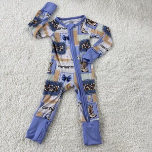 Combinaison de nuit zippée à manches longues en bambou de haute qualité 2026RTS pour bébés et enfants – Pyjama et barboteuse personnalisés - Product Image 3