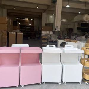 Wss 2025 Sober <b>Beauty</b> Shopalon Multi-functional ABS <b>Beauty</b> Rack Spa White Pink <b>Beauty</b> Equipment <b>Trolley</b> - Product Image 5