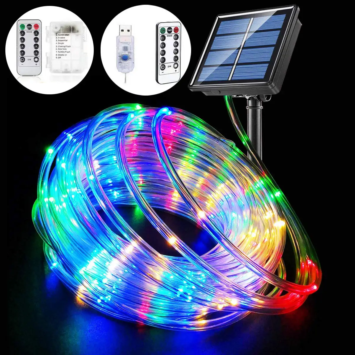 luces de navidad waterproof battery operated led string light outdoor garden christmas decorations fairy lights