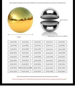 Gazing Globe من الفولاذ المقاوم للصدأ الذهبي اللامع زينة منزلية في الهواء الطلق لتدفئة الحرارة المتلألئة - Product Image 6