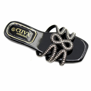 Sandales et pantoufles décontractées pour femmes, de haute qualité, à la mode, les plus vendues, en gros, avec strass, pour l'extérieur - Product Image 4