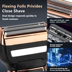 WAIKIL Nouveau <span class=keywords><strong>rasoir</strong></span> électrique rechargeable 3 en 1 multi-cinétique, kit de toilettage, tondeuse à poils de <span class=keywords><strong>nez</strong></span>, <span class=keywords><strong>meilleur</strong></span> ensemble de tondeuses à cheveux - Product Image 3