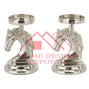 Bougeoir en aluminium à motif d'arbre de Noël Porte-bougie en or antique pour décoration de Noël Vente en gros Prix le plus bas - Product Image 4