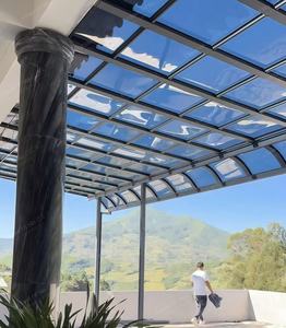 Thiết Kế Hiện Đại Giá Tốt Nhất Trang Trí Phẳng Mái Cách Nhiệt Glass Nhà Vườn PC Tán Mái Cho Thị Trường Mỹ - Product Image 5