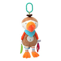 Jouets suspendus personnalisés pour bébé, hochets doux d'apprentissage, animaux en peluche pour poussette, lit de bébé, berceau, avec anneau de dentition pour nourrissons et tout-petits