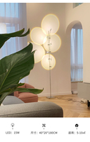 Projecteur de lampe créative coucher de soleil, rotation à 360°, LED moderne, lampes de sol, lampes de sol d'angle LED