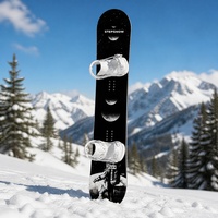 Snowboard tout-terrain pour adultes avec construction sandwich en bois, ski et snowboard freestyle, sport d'hiver durable