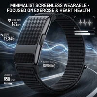 Bracelet intelligent ECG sans écran, moniteur de pression artérielle, suivi du sommeil, bracelet de fitness