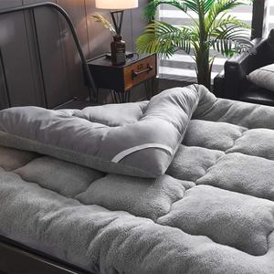 Bán buôn tùy chỉnh giá cả cạnh tranh <span class=keywords><strong>Polyester</strong></span> flannel Nệm Pad giường nệm Topper - Product Image 3