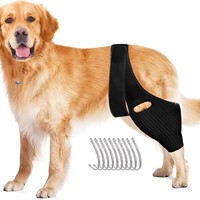 Attelle orthopédique souple en néoprène FSPG pour chien, protection des membres arrière, soulage la luxation du rotule et l'arthrite