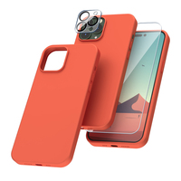 Housse en silicone pour téléphone portable en microfibre de qualité supérieure étui en silicone liquide d'origine pour iPhone 13 14 15 16 Pro Max