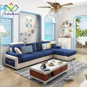 Секционная мебель для гостиной L-образный диван с шезлонгом из ткани угловые диваны для гостиной квартиры CEFS021