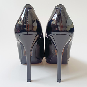 <span class=keywords><strong>Zapatos</strong></span> de tacón alto para <span class=keywords><strong>mujer</strong></span> con diseño de <span class=keywords><strong>cordones</strong></span> de <span class=keywords><strong>charol</strong></span> puntiagudo Bombas con estilo sexy Stilettos de plataforma para <span class=keywords><strong>mujer</strong></span> para uso diario - Product Image 6