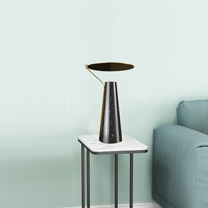 Lámpara de Mesa de Mármol E27 LED con Interruptor, Lámpara Decorativa para Dormitorio o Estudio - Product Image 1