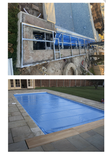 Solid <strong>Retractable</strong> PVC Safety <strong>Pool</strong> <strong>Cover</strong> Electrically Hidden for Above and <strong>Inground</strong> <strong>Pools</strong> for Adults and Children
