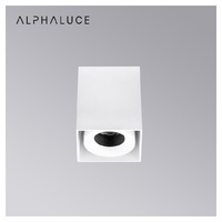 Spot encastré anti-éblouissement COB dimmable DALI, orientable, pour intérieurs de boutiques et présentoirs de meubles