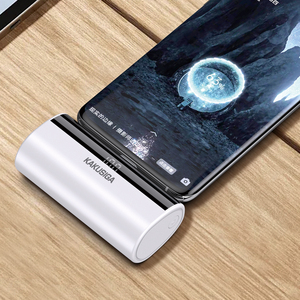 KAKUSIGA nuovo Design 5000mah nero bianco porta di tipo c alimentatore di ricarica 2a display digitale dinamico piccolo Powerbank portatile - Product Image 5