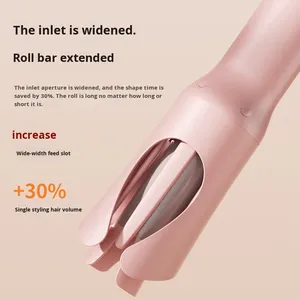 เครื่องม้วนผมแบบม้วนเป็นลอนขนาด 32 มม. ชาร์จผ่าน USB ไร้สาย พกพาสะดวก พร้อมระบบควบคุม 3 ระดับ - Product Image 4