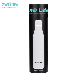 PYD Life Sublimation Stainless Steel Mug Wine Tumbler Sublimation Tumbler Water Bottle Custom Paper Tube Box