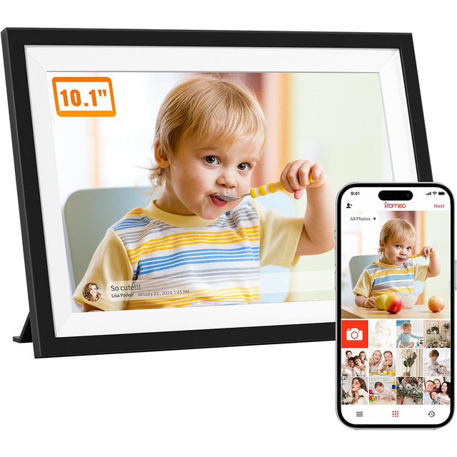 15.6 Inch Smart Electronic Picture Frameo Cloud Photo Frame Wifi Smart Album Touch Remote Control APP Video Playback Digital