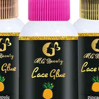 Colle liquide transparente pour perruques à dentelle, fixation extrême, résistante à l'eau, avec logo personnalisé, 60 ml, pour installation de perruques frontales