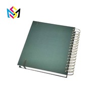 Carnet à spirale Wire-O personnalisé tout-en-un avec couverture en carton, 80 feuilles, impression numérique pour la planification professionnelle et les commandes en gros