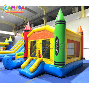 Castillo Inflable de PVC con Tobogán y Soplador, Castillo Hinchable para Niños - Product Image 2