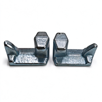 Tête de serrure de porte de remorque avec loquet à crochet galvanisé pour pièces de rechange de quincaillerie de carrosserie de semi-remorque, vente en gros
