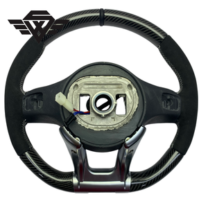 Volante de Fibra de Carbono Real de Primera Calidad Personalizado de Fábrica para Mercedes Benz 223Y W219 W205 809 AMG, Estilo Clásico - Product Image 6