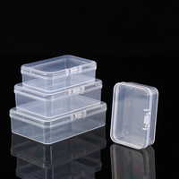 Boîte de rangement empilable en plastique PP transparent recyclable, personnalisable, pour artisanat et pêche, vente en gros OEM de haute qualité