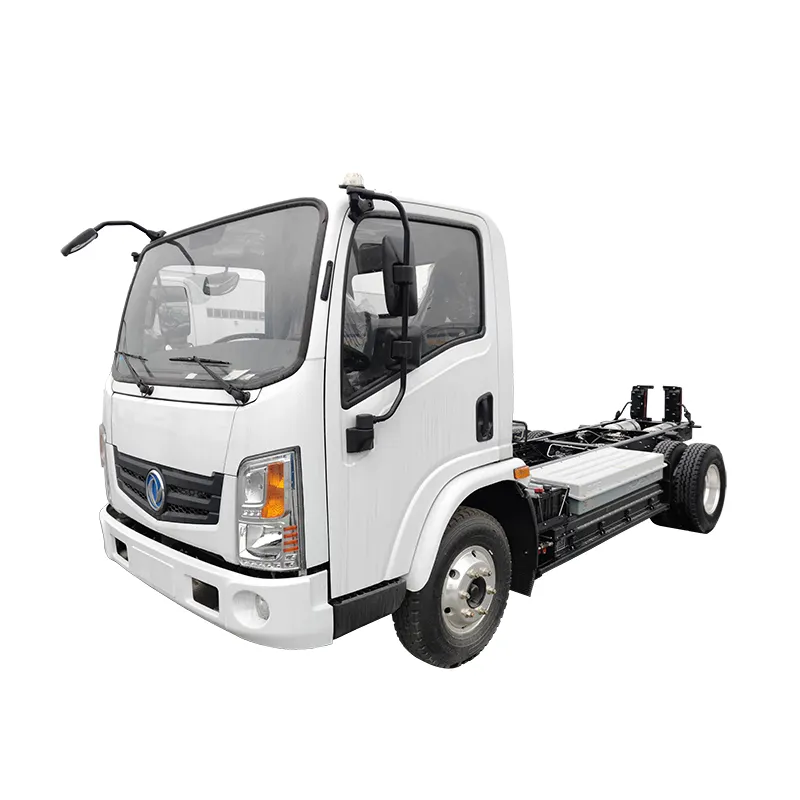 รถบรรทุกไฟฟ้า Dongfeng 4X2,แชสซีรถยนต์ไฟฟ้าอเนกประสงค์รถบรรทุกขนส่งสินค้า EV HEV