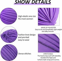 Gorros étnicos indios musulmanes anudados de alta calidad para mujer, gorros ajustables para dormir, turbantes para uso en exteriores, esquí, pesca, cuatro estaciones