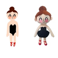 Poupée en peluche de dessin animé pour fille, populaire, pas cher, 2022