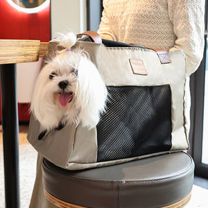 Özel logo nefes hava Mesh evcil hayvan taşıyıcı köpek seyahat çantası şık açık og taşıyıcı kedi taşıyıcı çanta - Product Image 3