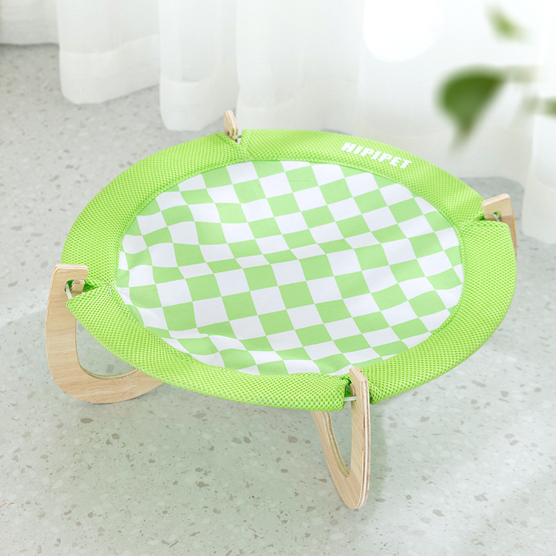 Panier rond vert - convient aux chats pesant jusqu'à 7,5 kg et aux chiens pesant jusqu'à 5 kg.