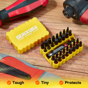GEINXURN Embouts de tournevis à chocs de qualité industrielle 25mm PH SQ T <span class=keywords><strong>TT</strong></span> SL Base souple Tête Phillips Type 2 Poignées jaunes OEM - Product Image 5