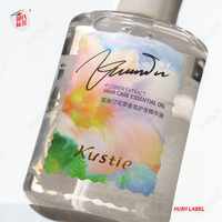 Etiquetas Autoadhesivas de Vinilo Holográfico Duradero con Impresión Personalizada, Estampado en Relieve, Rectangulares, para Bebidas, Supermercados y Empaques