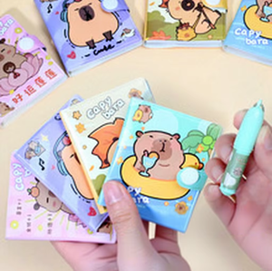 Kapibala <span class=keywords><strong>libro</strong></span> <span class=keywords><strong>de</strong></span> bolsillo regalo <span class=keywords><strong>de</strong></span> jardín <span class=keywords><strong>de</strong></span> infantes lindos suministros <span class=keywords><strong>de</strong></span> papelería botón cuaderno Bloc <span class=keywords><strong>de</strong></span> notas 3466 - Product Image 2