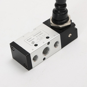 Vanne à levier manuelle Nt Tsv66522, port 1/4 po, 0,8 Mpa, commande pneumatique, 2 positions, 5 voies - Product Image 1