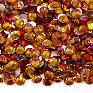 2024 nouveau Design septembre nouveau 23e vente en gros strass Non Hotfix dos plat verre de cristal pour vêtements - Product Image 3