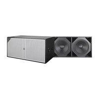 Haut-parleur de performance EVE228 double 18 pouces en contreplaqué, directement de l'usine, subwoofer haute puissance 1000W, réponse en fréquence 60Hz-15KHz