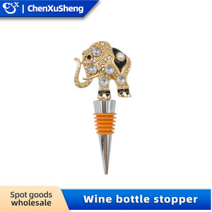 Christmas Theme Wine Stopper Metal Bottle Seal With Santa Snowman Tree Design For Holiday Decoration And Wine Preservation - Product Image 5